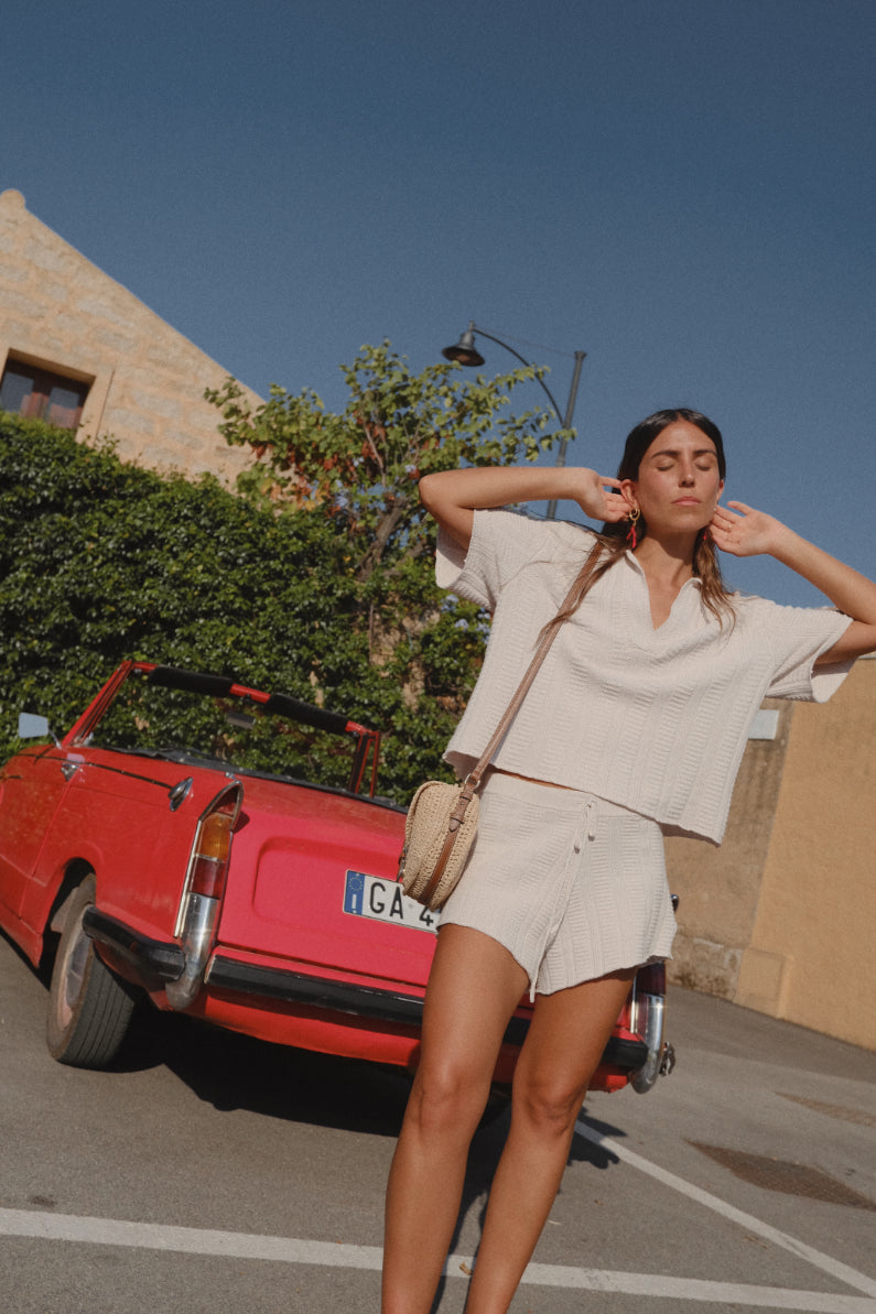 Short Capri SS25 - Natural