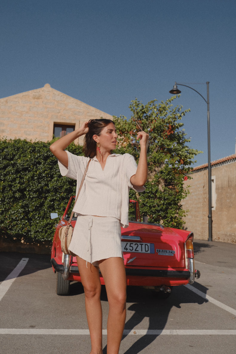 Short Capri SS25 - Natural