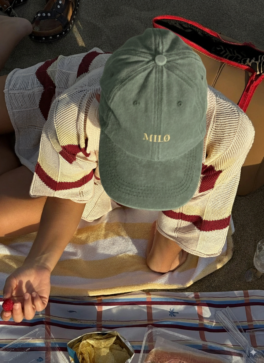 Cap Milo SS26 - Washed Grass