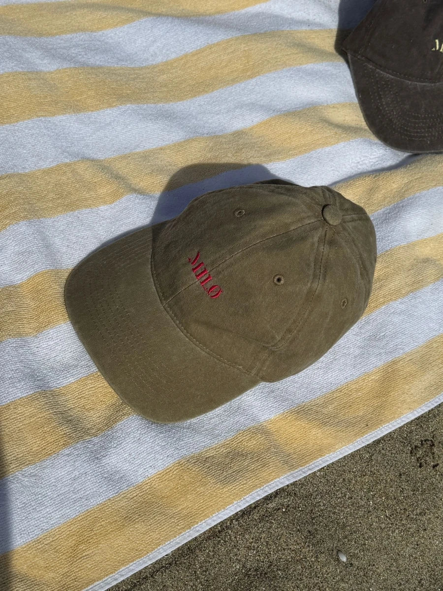 Cap Milo SS26 - Washed Beige
