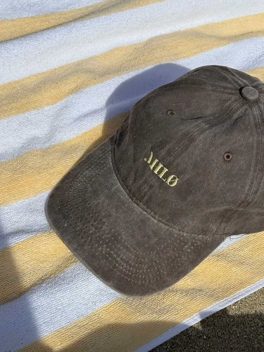 Cap Milo SS26 - Washed Choco